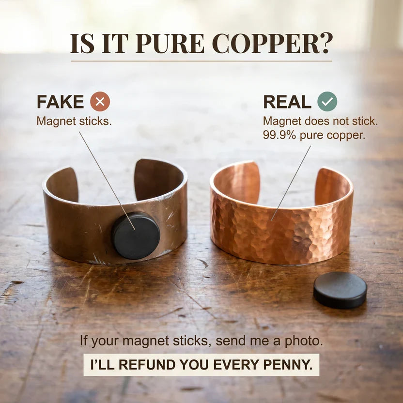 Vera's Reed Copper Bracelet